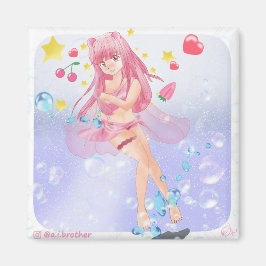 Cosmos Valentine's Day Magnet