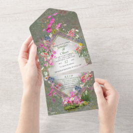 Cosmos Wilderness Wild-Blume All In One Einladung