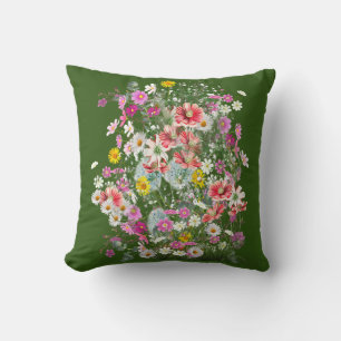 Cosmos Wilderness Wild-Blume Kissen