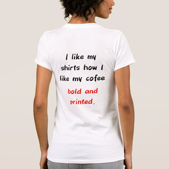 CoSol Quote Grafischer T - Shirt - Fett Typografie (Rückseite)