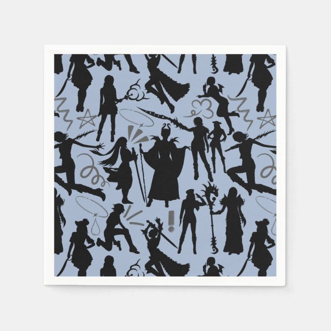 Cosplay Anime action pattern.w L Blue BG Serviette (Vorderseite)