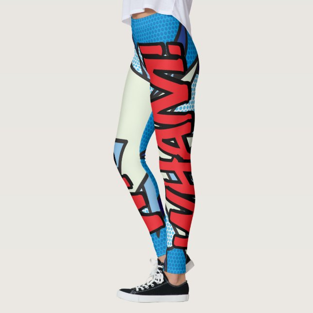 Cosplay Comic Buch Pop Art WHA Leggings (Links)