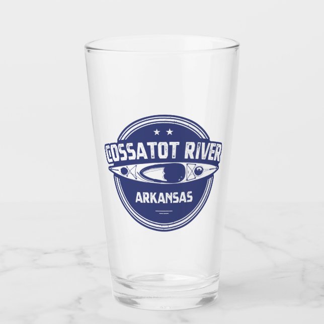 Cossatot River Arkansas Kayaking Glas (Vorderseite)