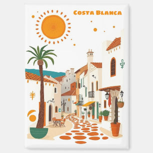 Costa blanca Spanien Urlaub Mittelmeer Andenken Magnet