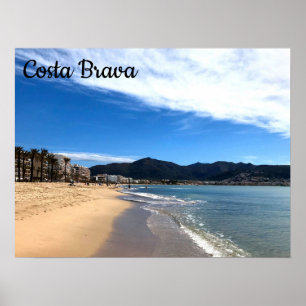 Costa Brava, Spanien - Beach Foto Poster
