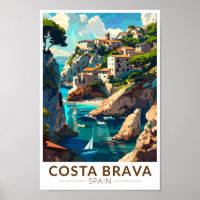 Costa Brava Spanien Katalonien Vintage