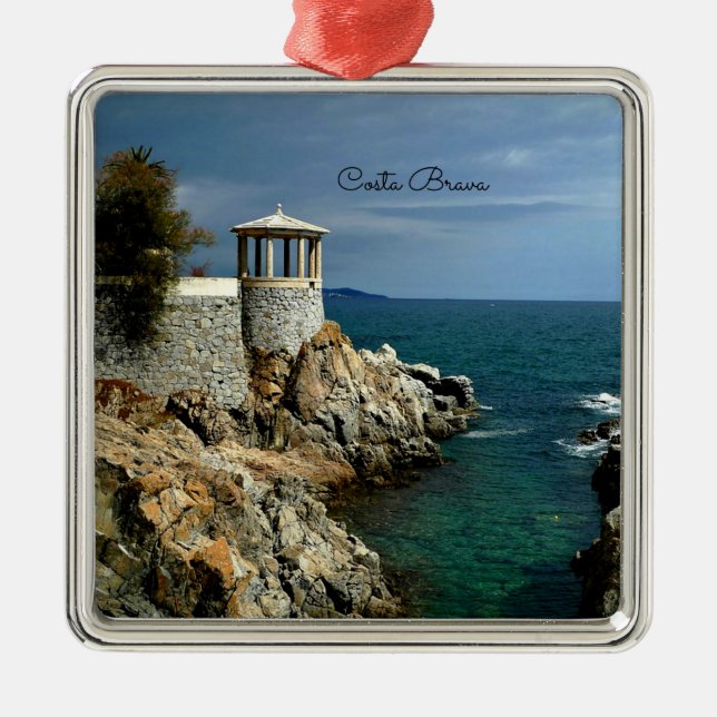 Costa Brava, Spanien, Ornament Aus Metall (Vorne)