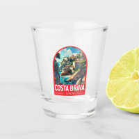Costa Brava Spanien Reisen Kunst Vintag