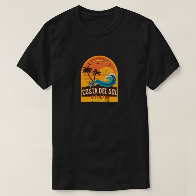 Costa de Sol Marbella Spanien T - Shirt (Design vorne)