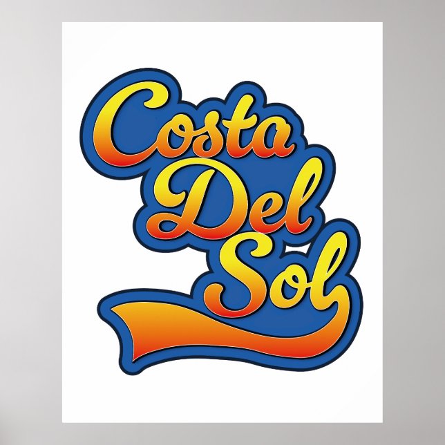 Costa Del Sol Logo Poster (Vorne)