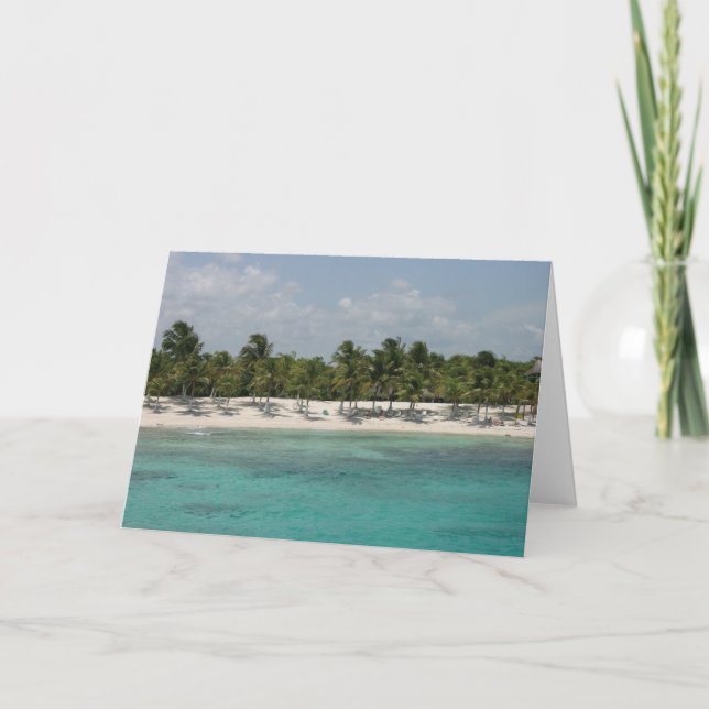 Costa-Maya-Strand Karte (Vorderseite)