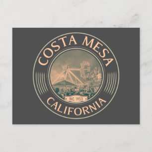COSTA MESA ORANGE KALIFORNIEN - STADT COSTA MESA POSTKARTE