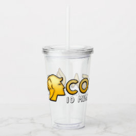 Costa Oil Corporate Gift Tumbler Acryltrinkbecher