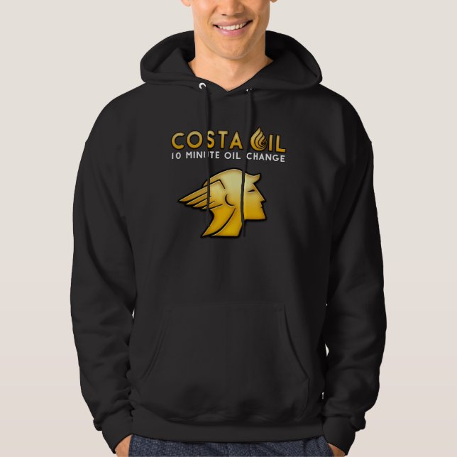 Costa Oil gehobelt Hoodie (Vorderseite)
