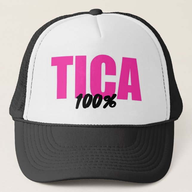Costa Rica 100 Prozent Costa Rica Frauen Truckerkappe (Vorderseite)