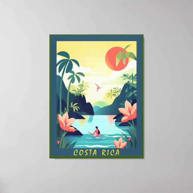 COSTA RICA #1 LEINWANDDRUCK (Vorderseite)