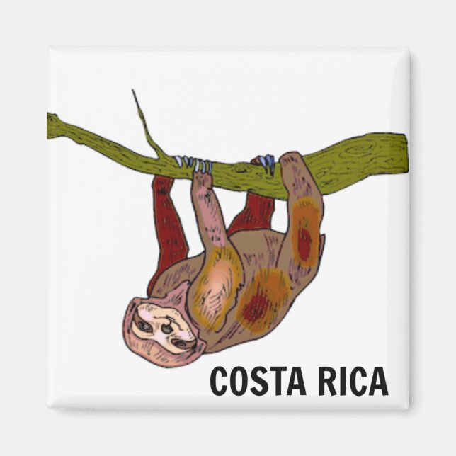 Costa Rica : Aimant à fentes (Devant)