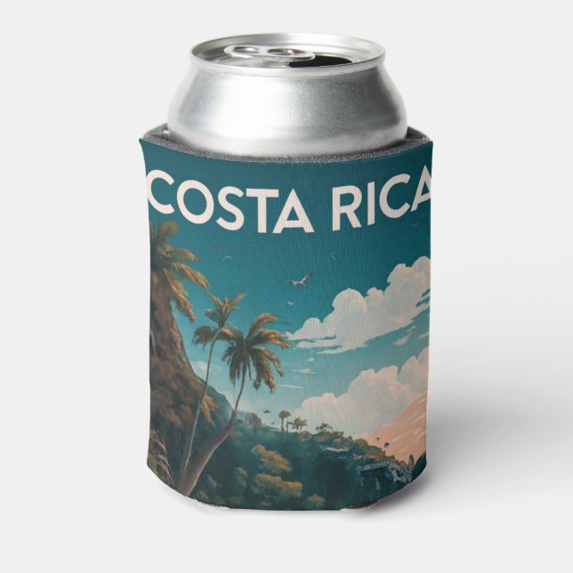 Costa Rica Beach Pura Vida Dosenkühler (Kanne Rückseite)