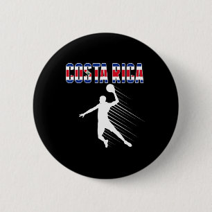 Costa Rica Bysketbyll Liebhaber Jersey Costa Rican Button