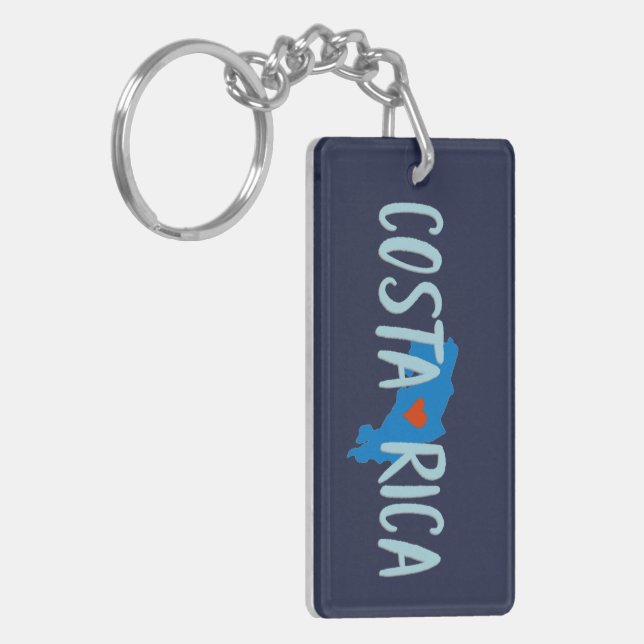 Costa Rica Carte I Love Costa Rica (Devant gauche)