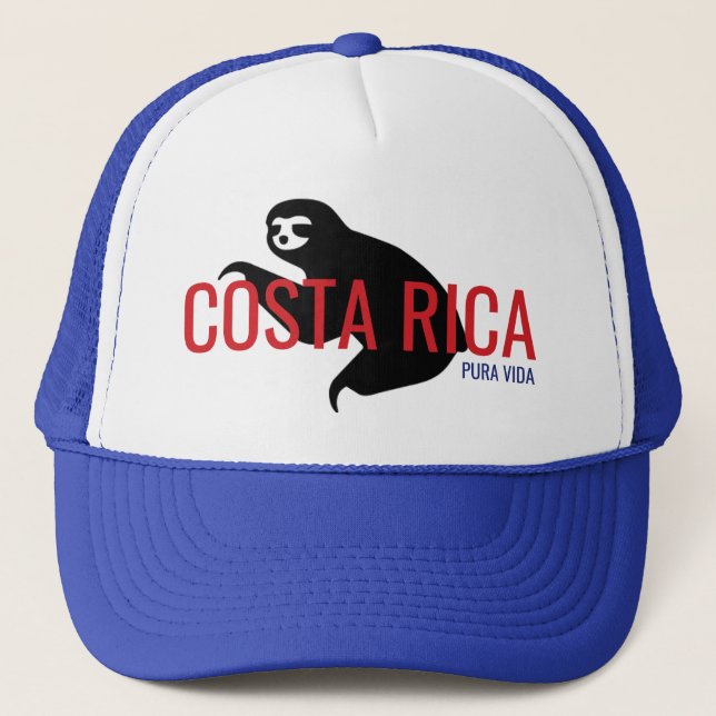 Costa Rica Casquette souvenir | Bleu (Devant)
