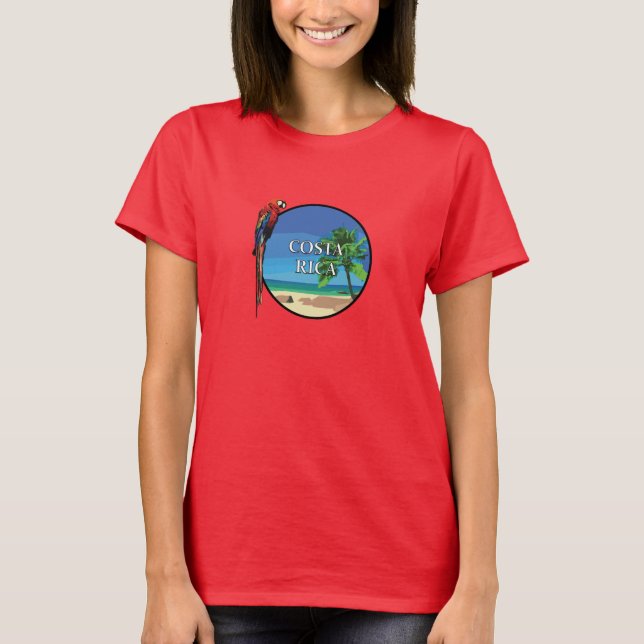 Costa Rica - Chemise T-Shirt de base pour femmes (Devant)