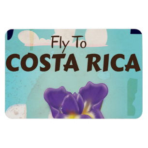 Costa Rica Classic Reiseplakat Magnet