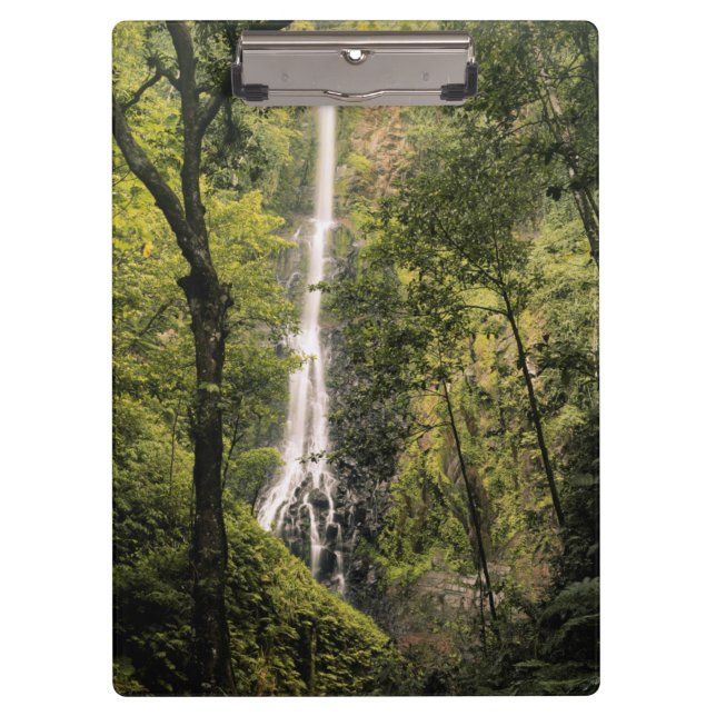 Costa Rica, Cocos Island, Wafer Bay Wasserfall Klemmbrett (Vorderseite)
