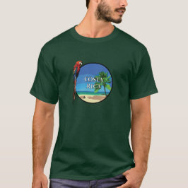 Costa Rica - Der dunkle T - Shirt der Männer
