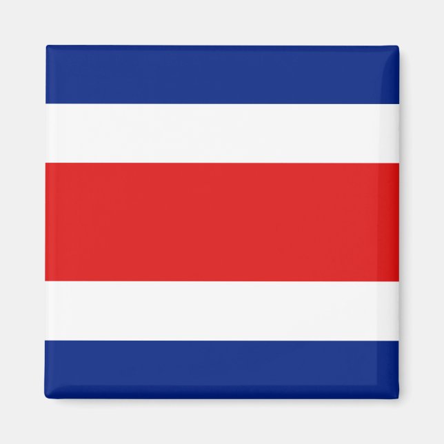 Costa Rica Flag Magnet (Vorne)