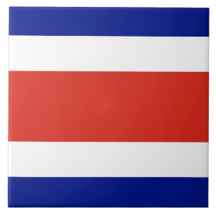 Costa Rica Flag Tile Fliese