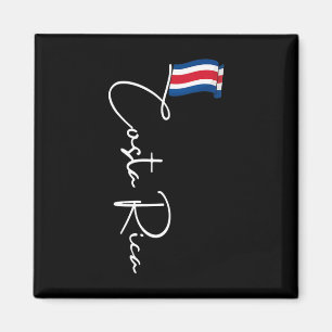 Costa Rica Flag Urlaub tropische Pura Vida Costa Magnet