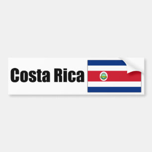Costa Rica Flagge Autoaufkleber