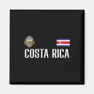 Costa Rica-Flagge Fußball-Fan Männer Frauen Kinder Magnet