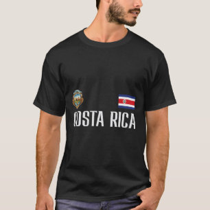 Costa Rica-Flagge Fußball-Fan Männer Frauen Kinder T-Shirt