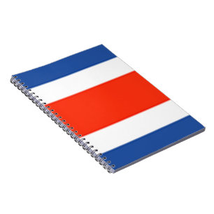 Costa Rica-Flagge Notizblock
