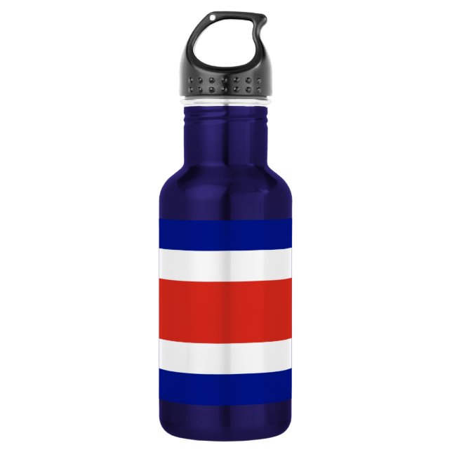 Costa Rica Flaggen-Liberty-Flasche Edelstahlflasche (Vorderseite)