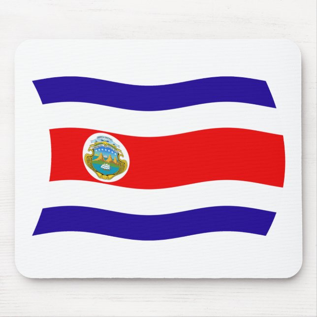 Costa Rica Flaggenmousepad Mousepad (Vorne)