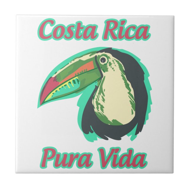 Costa Rica Fliese (Vorderseite)