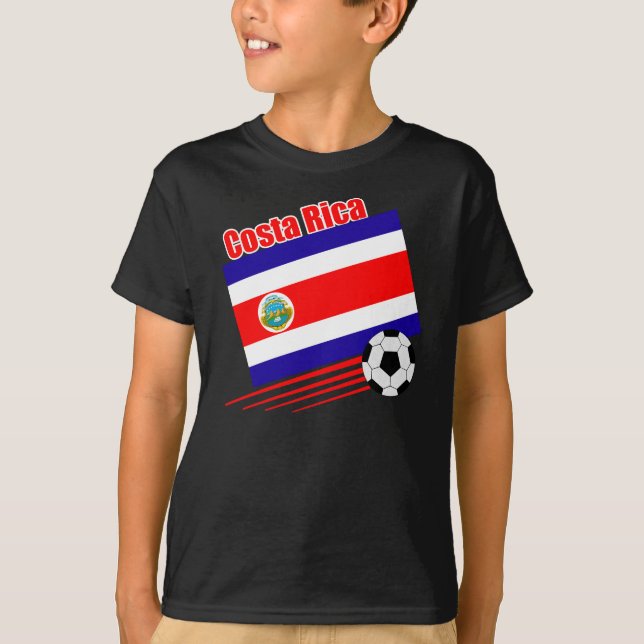 Costa Rica-Fußball-Team T-Shirt (Vorderseite)
