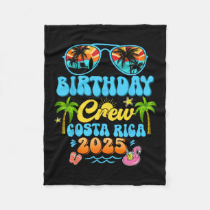 Costa Rica Geburtstags-Crew-Urlaub-Kreuzfahrt 2025 Fleecedecke