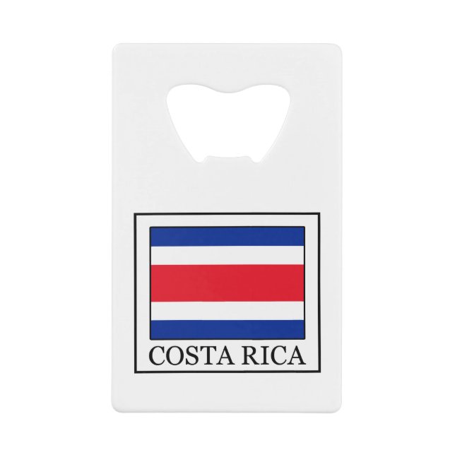 Costa Rica Geldbeutel Flaschenöffner (Vorderseite)