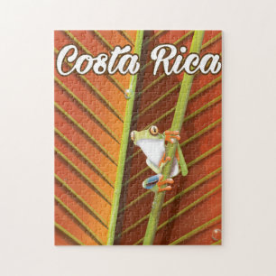Costa Rica Giftfrosch Reiseplakat