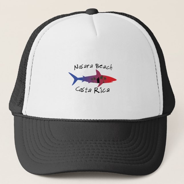 Costa Rica Haifische - nosara Strand Truckerkappe (Vorderseite)