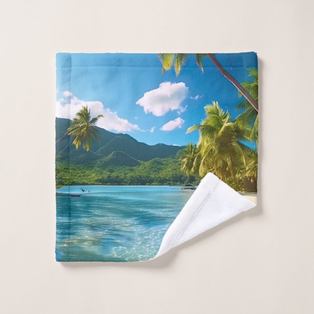 Costa Rica Island Paradise  (Gant de toilette)