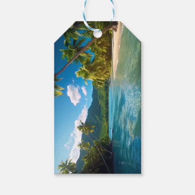 Costa Rica Island Paradise  Geschenkanhänger (Vorderseite)