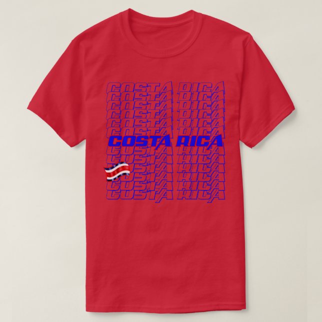 Costa Rica Kaskade-Text T-Shirt (Design vorne)
