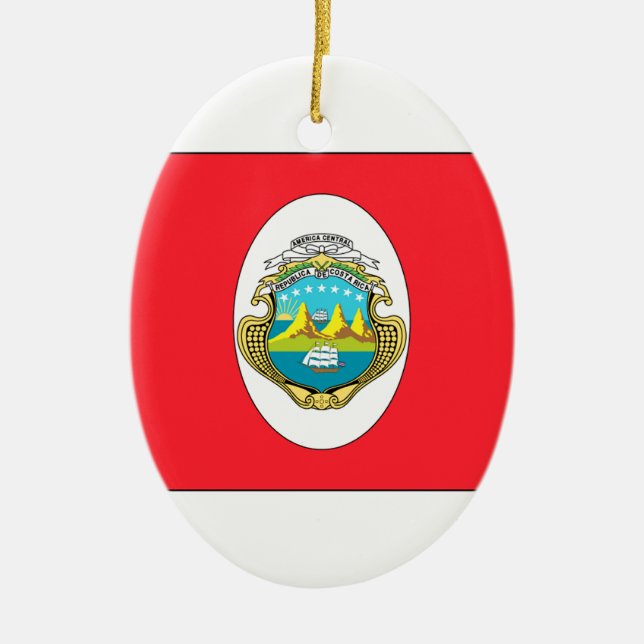 Costa Rica Keramik Ornament (Vorne)