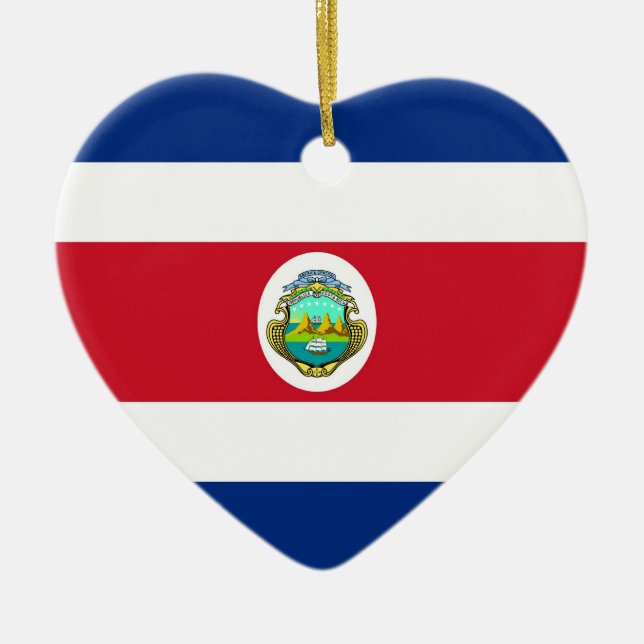 COSTA RICA KERAMIK ORNAMENT (Vorne)