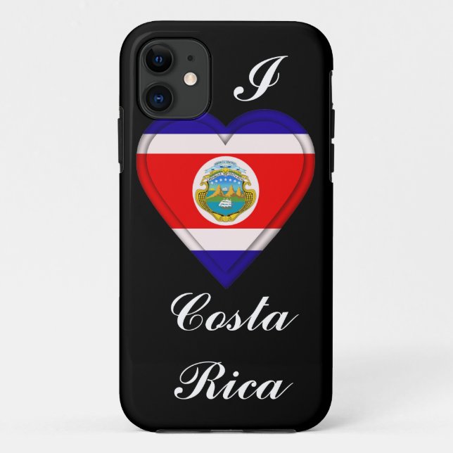 Costa Rica-Kosten Rican Flagge Case-Mate iPhone Hülle (Rückseite)